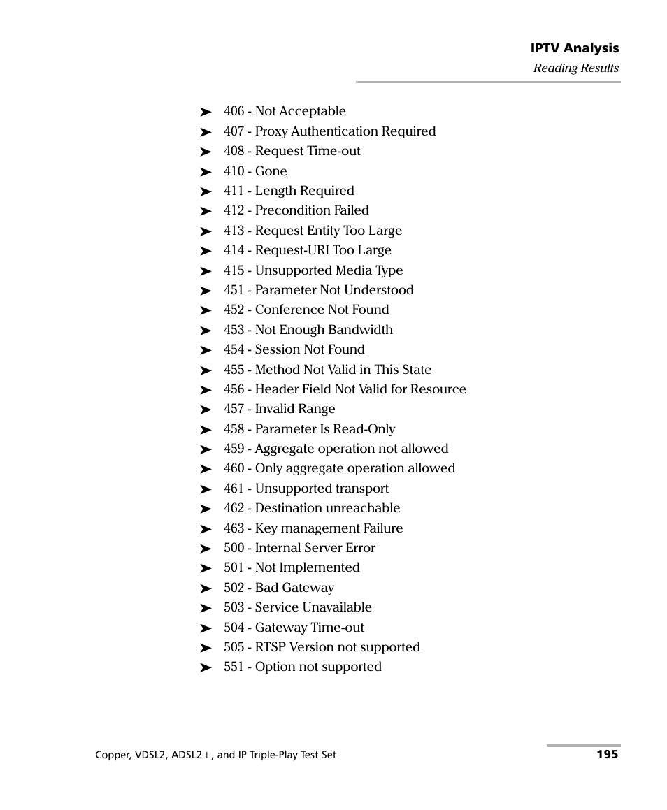 EXFO VDSL2 User Manual | Page 203 / 267