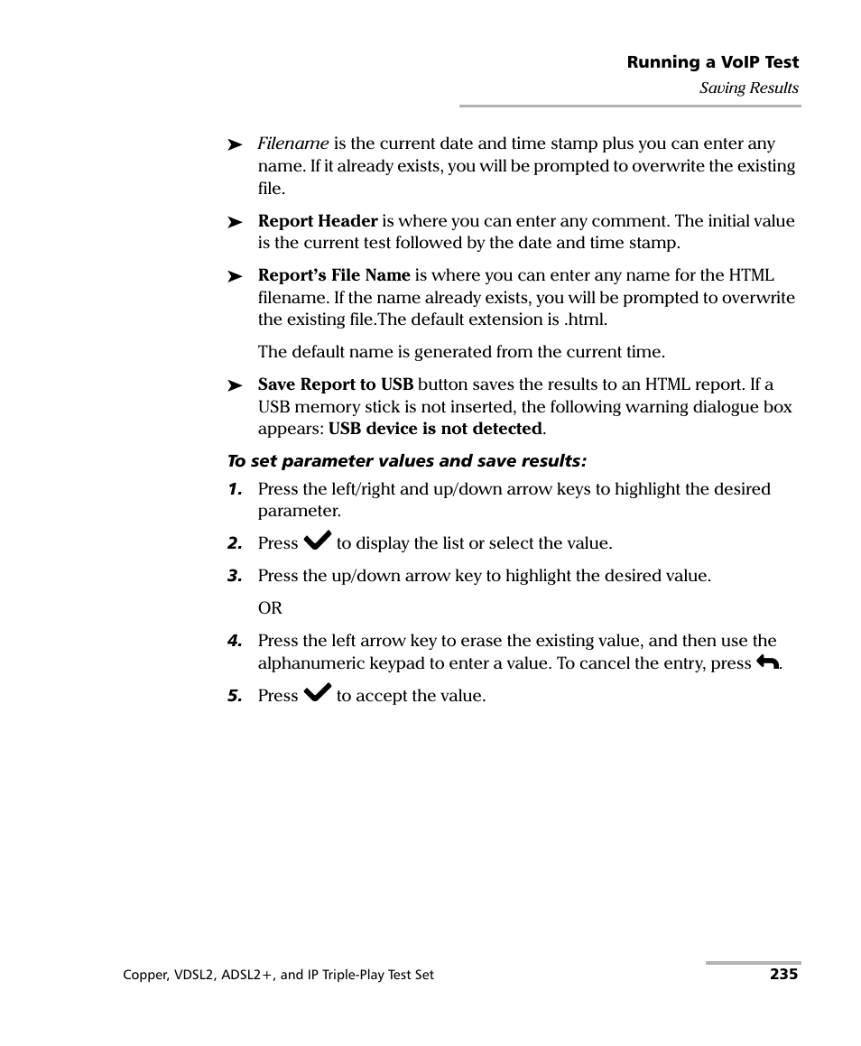 EXFO VDSL2 User Manual | Page 243 / 267