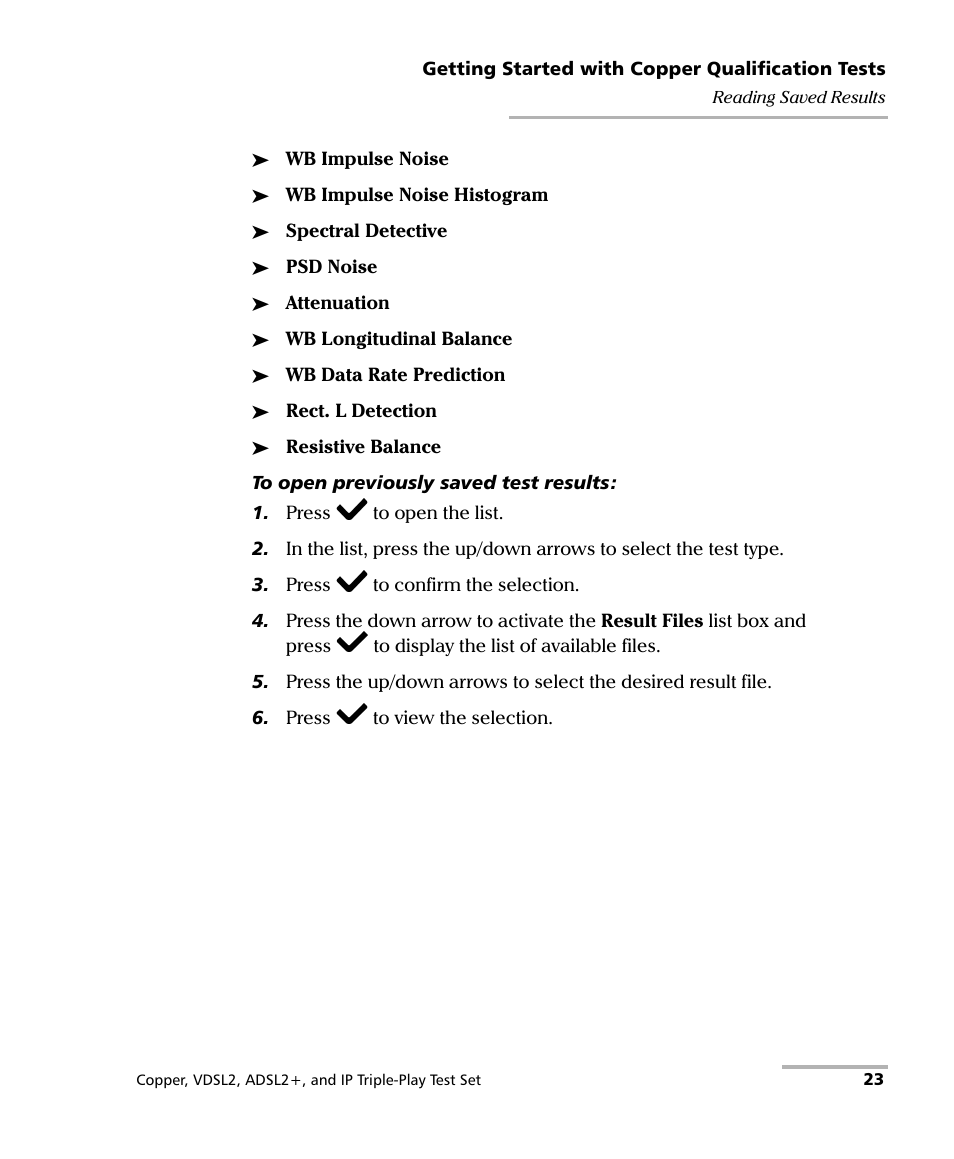EXFO VDSL2 User Manual | Page 31 / 267