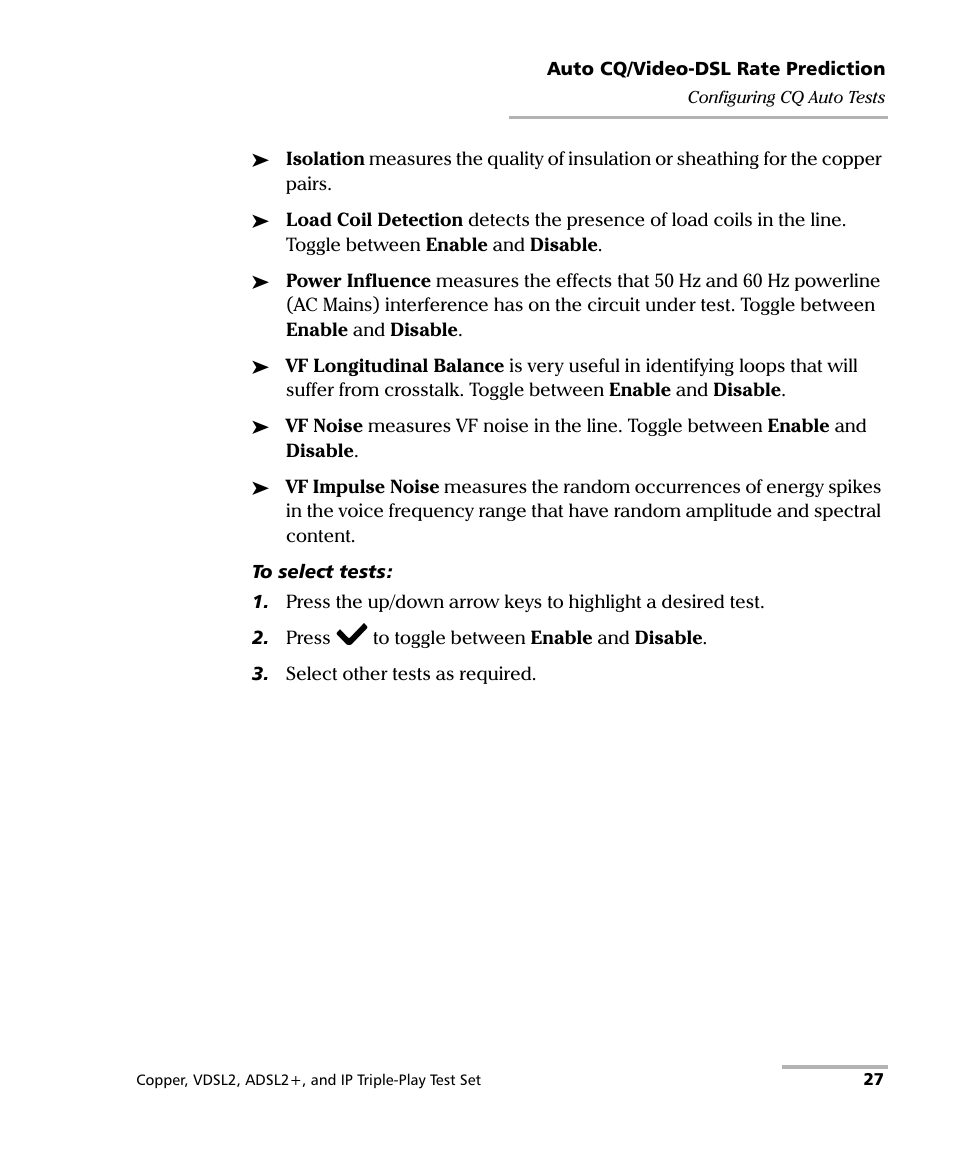 EXFO VDSL2 User Manual | Page 35 / 267