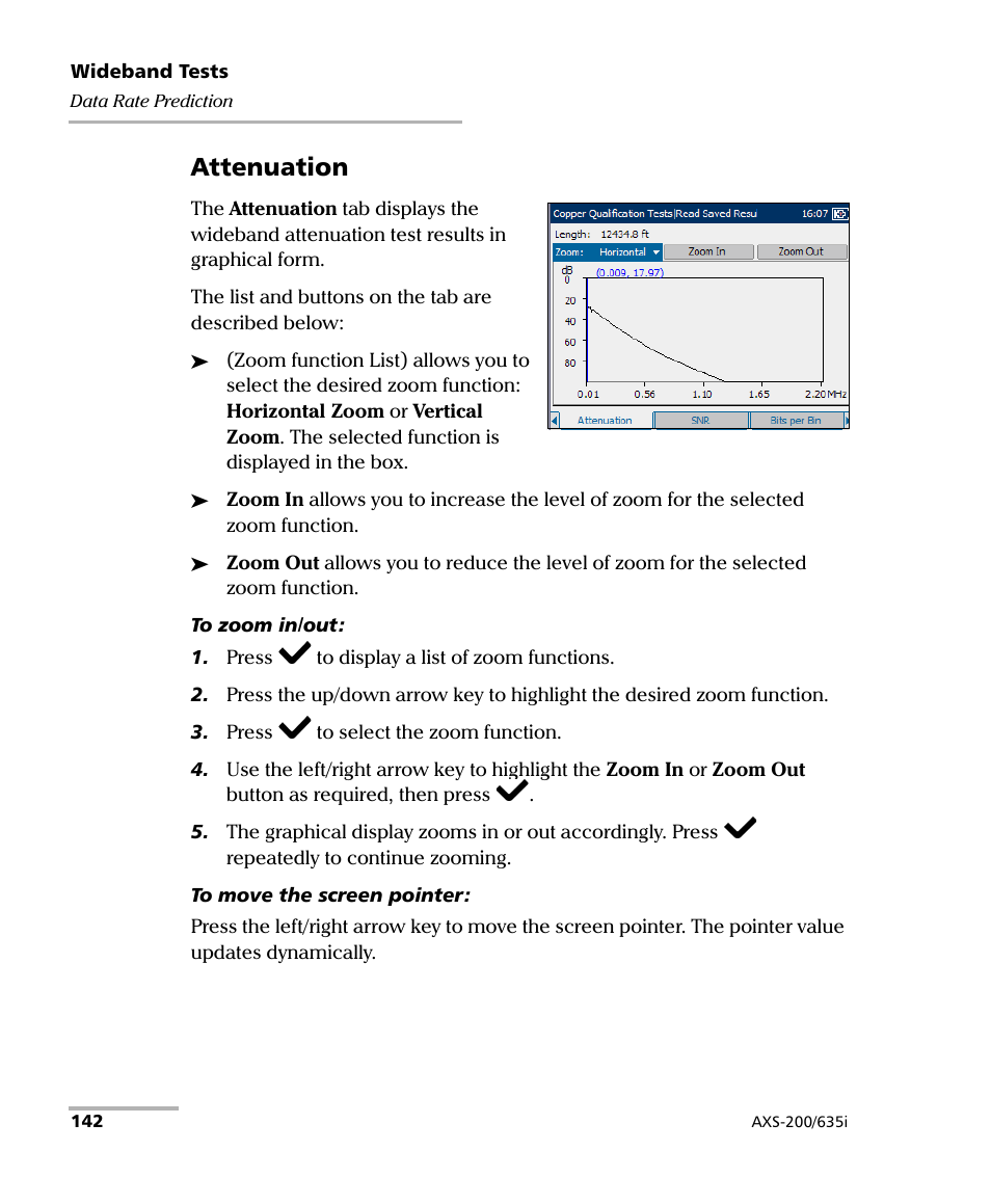 Attenuation | EXFO VDSL2 User Manual | Page 150 / 275