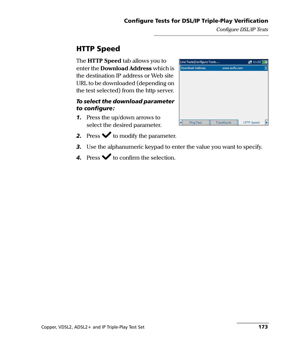 EXFO VDSL2 User Manual | Page 181 / 275