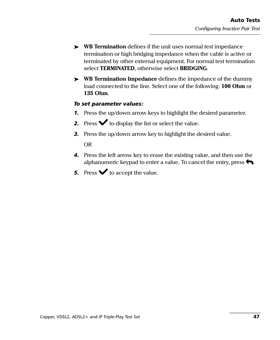 EXFO VDSL2 User Manual | Page 55 / 275