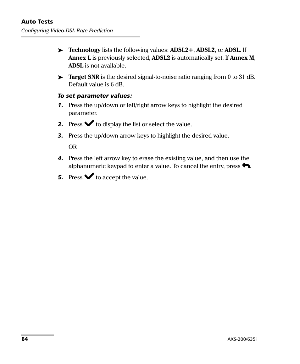 EXFO VDSL2 User Manual | Page 72 / 275