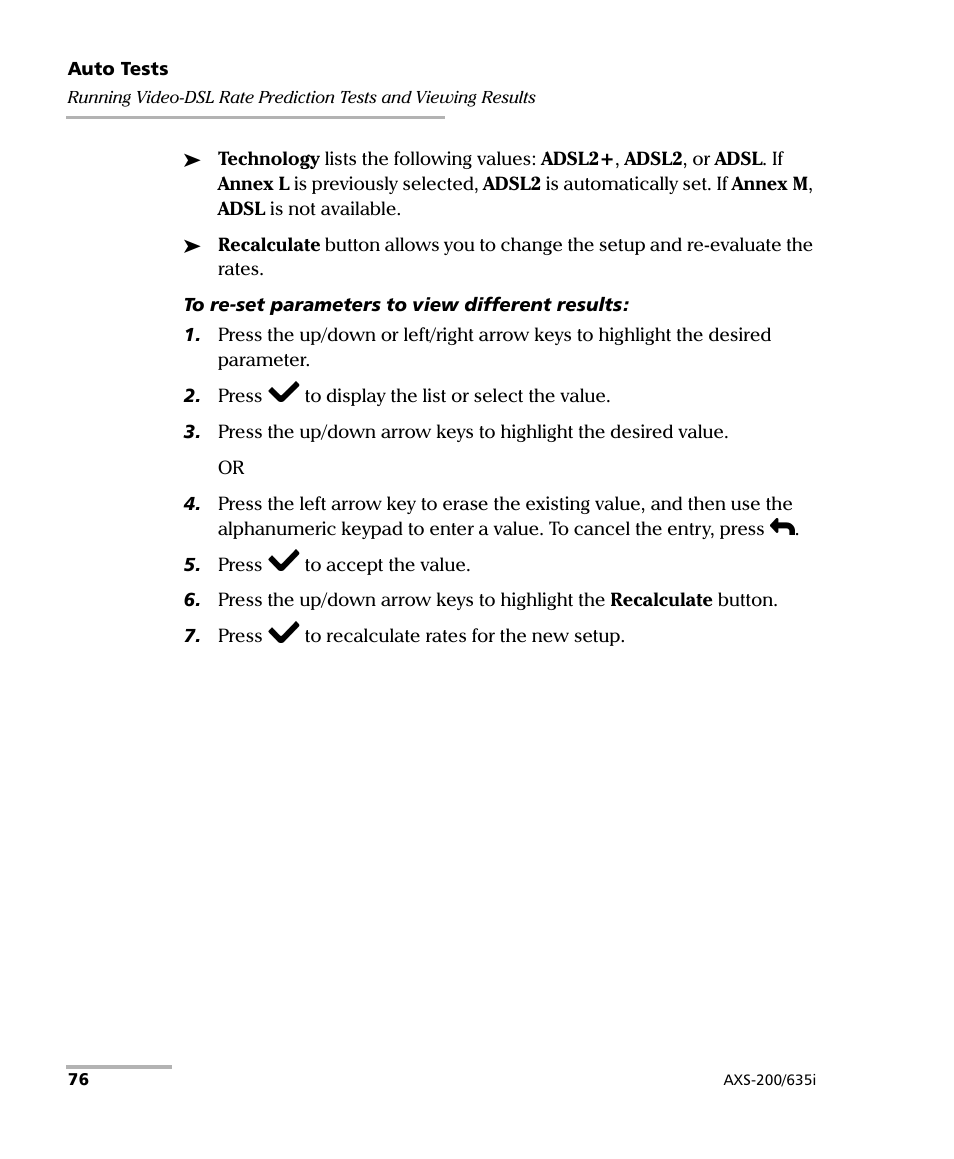 EXFO VDSL2 User Manual | Page 84 / 275