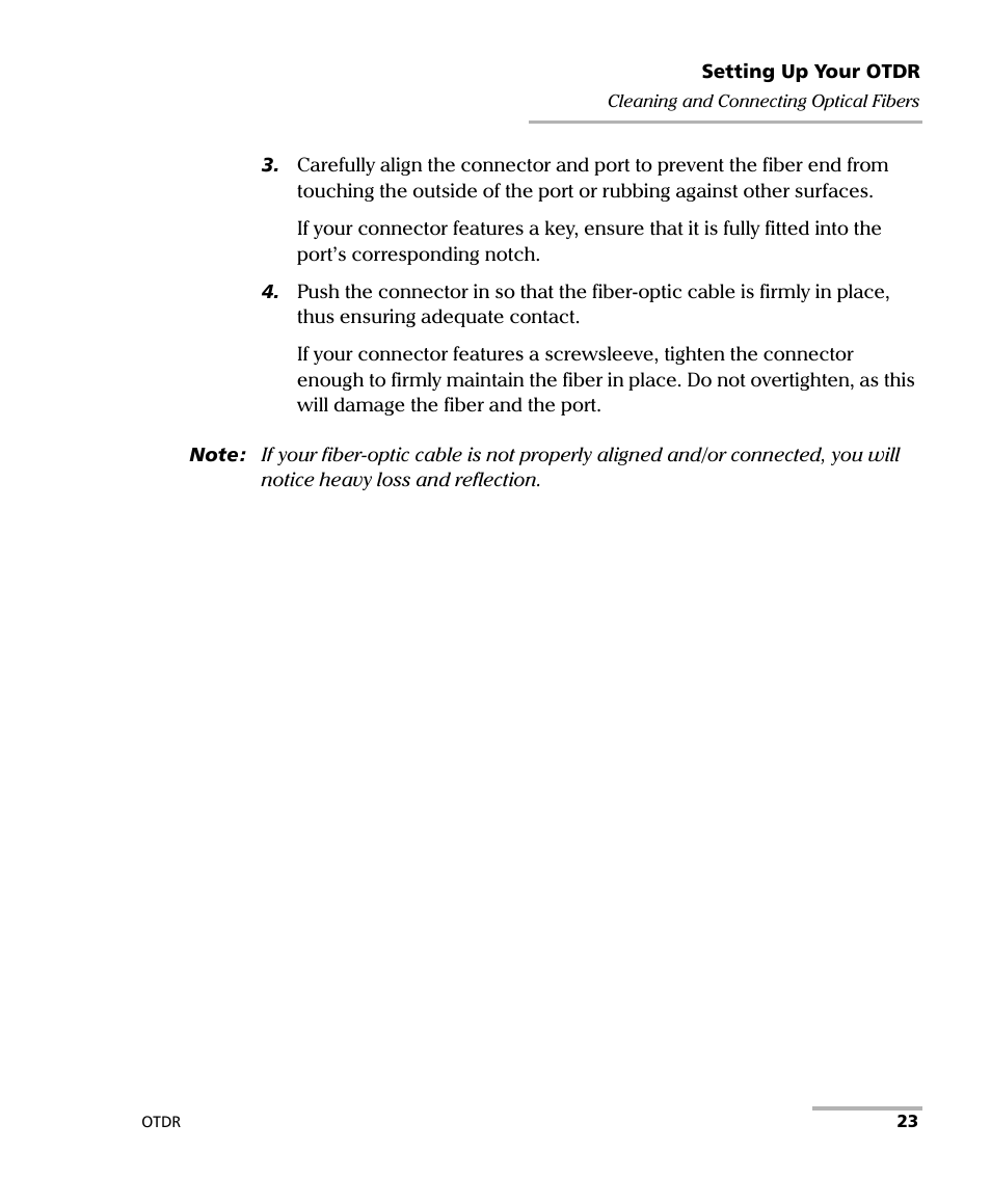 EXFO AXS-100 Series OTDR User Manual | Page 31 / 155