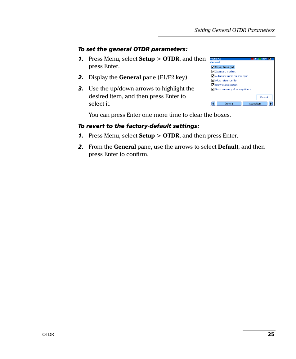 EXFO AXS-100 Series OTDR User Manual | Page 33 / 155