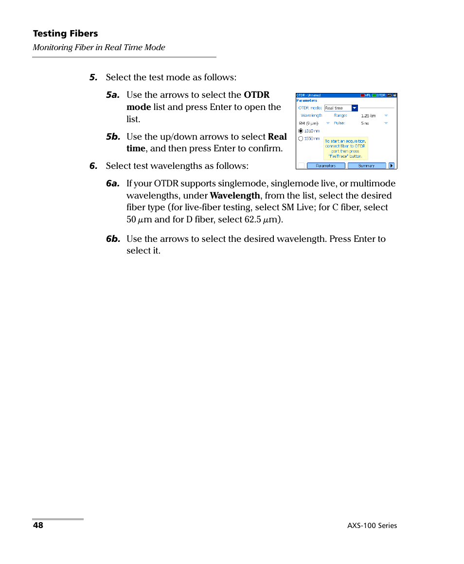 EXFO AXS-100 Series OTDR User Manual | Page 56 / 155