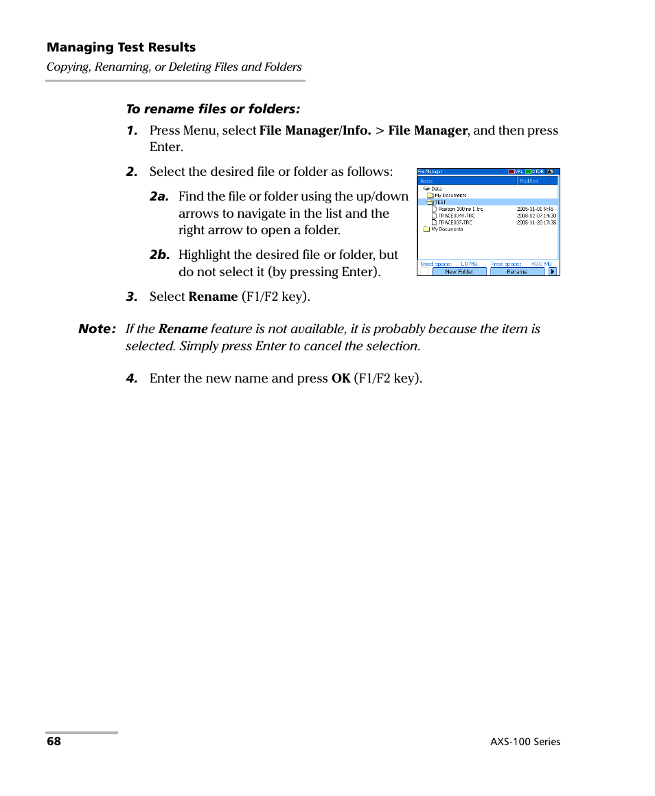 EXFO AXS-100 Series OTDR User Manual | Page 76 / 155