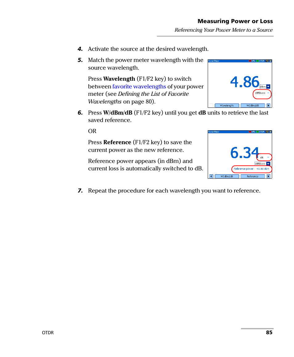 EXFO AXS-100 Series OTDR User Manual | Page 93 / 155