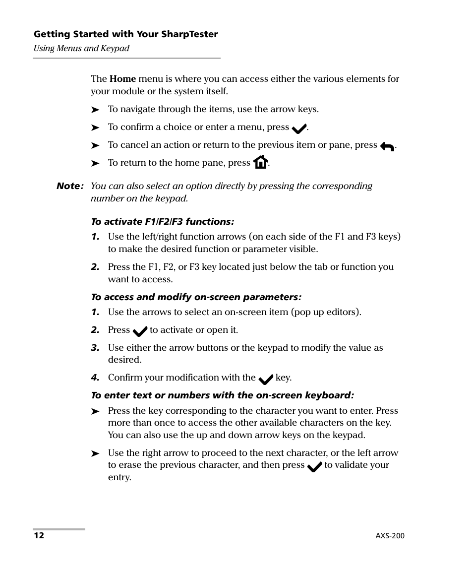 EXFO AXS-200 SharpTESTER User Manual | Page 20 / 70