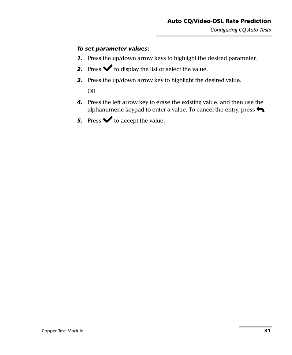 EXFO AXS-200/610 Copper Test Module User Manual | Page 37 / 152