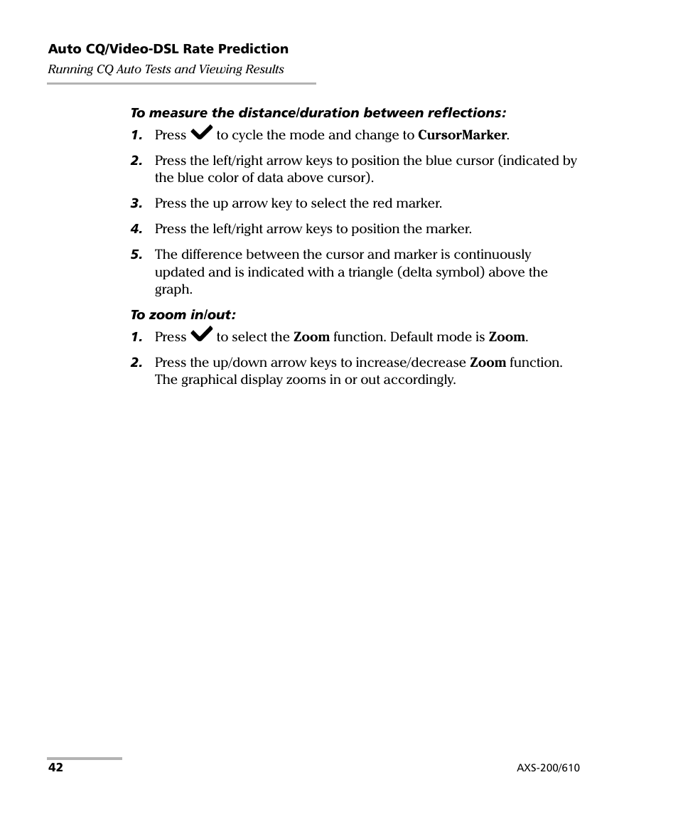 EXFO AXS-200/610 Copper Test Module User Manual | Page 48 / 152