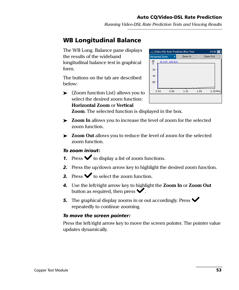 Wb longitudinal balance | EXFO AXS-200/610 Copper Test Module User Manual | Page 59 / 152