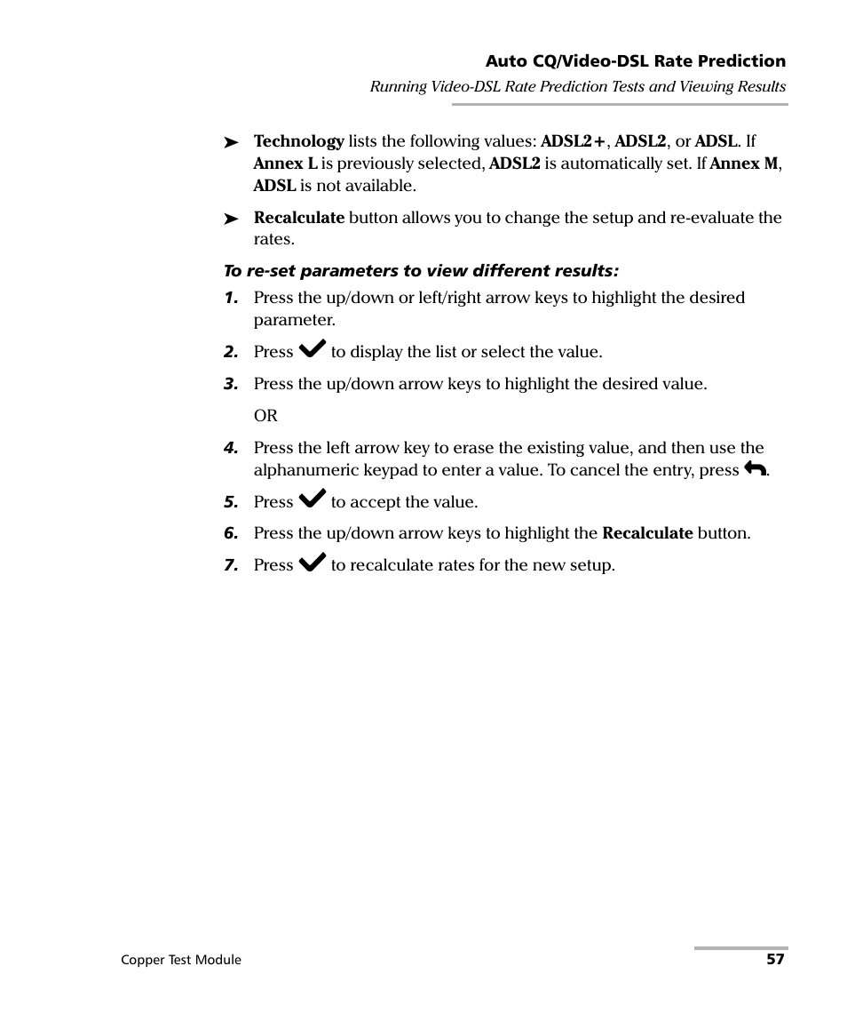 EXFO AXS-200/610 Copper Test Module User Manual | Page 63 / 152