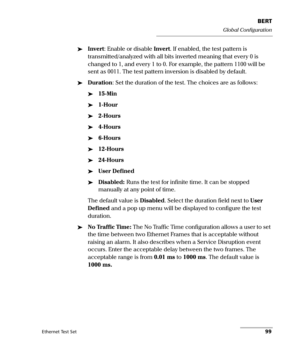 EXFO AXS-200/850 Ethernet Test Set User Manual | Page 109 / 262