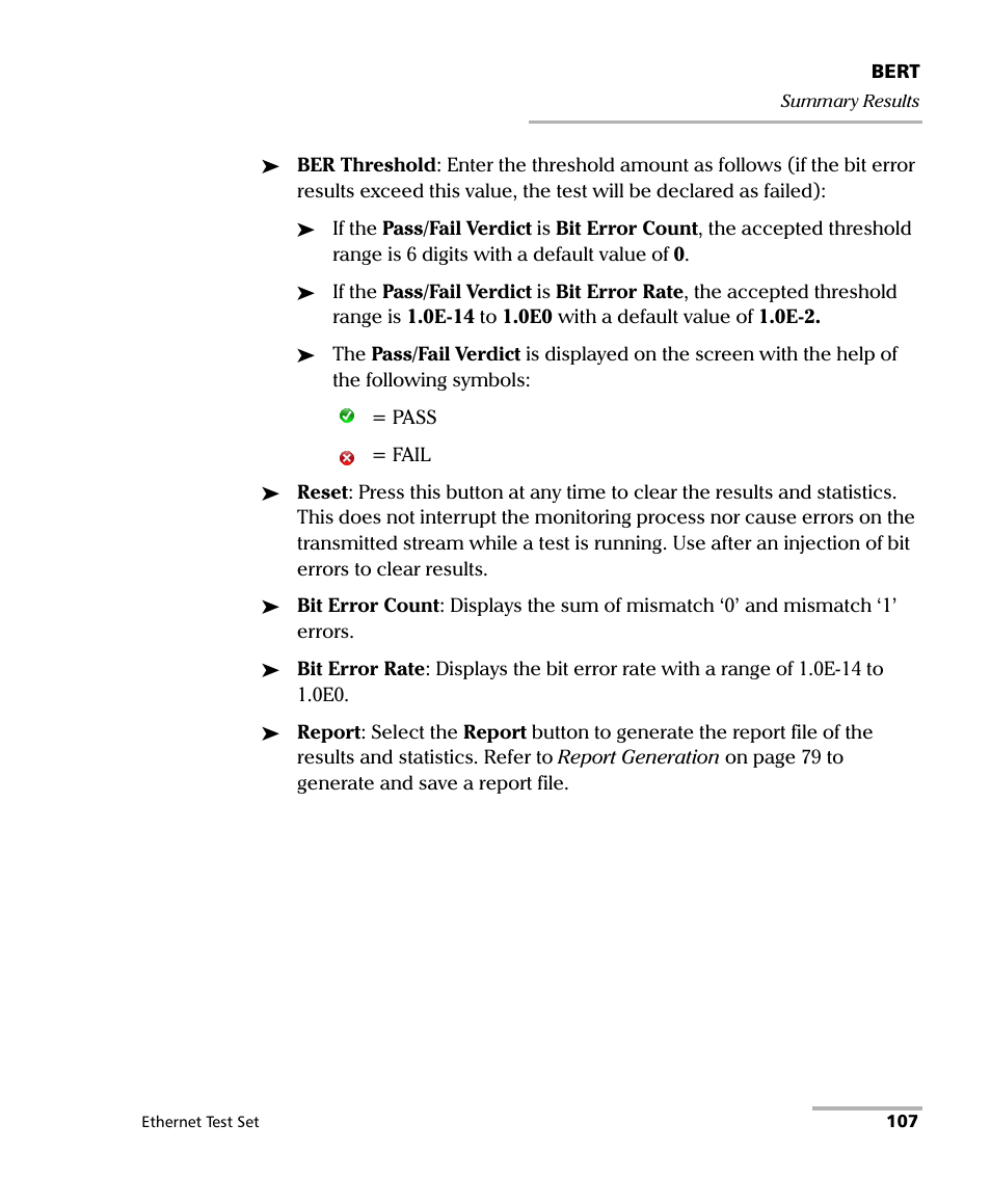 EXFO AXS-200/850 Ethernet Test Set User Manual | Page 117 / 262
