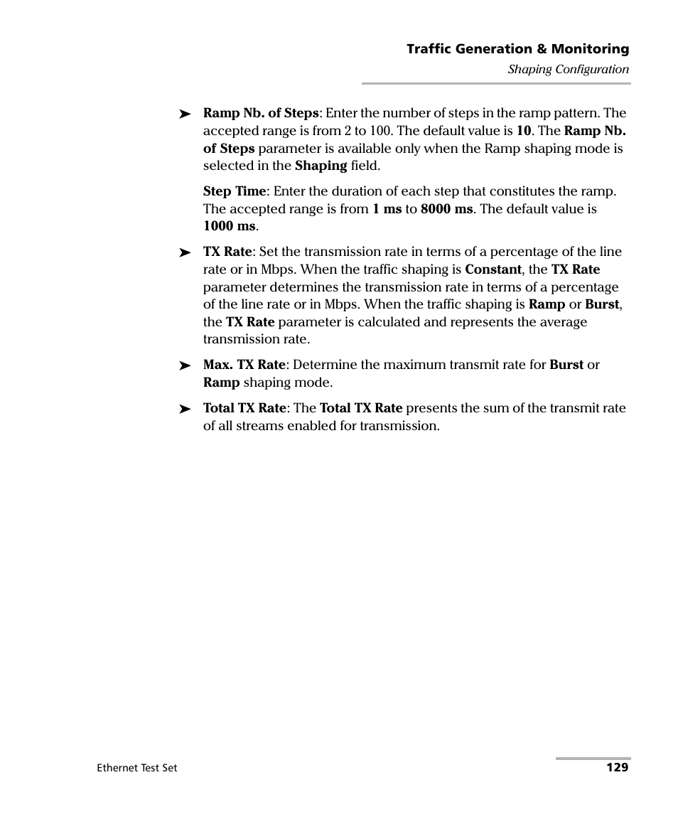 EXFO AXS-200/850 Ethernet Test Set User Manual | Page 139 / 262