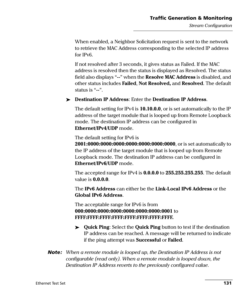 EXFO AXS-200/850 Ethernet Test Set User Manual | Page 141 / 262