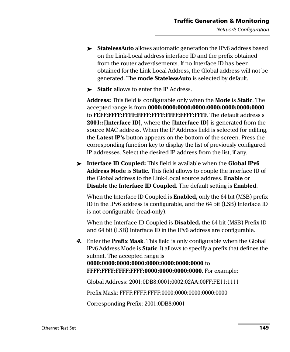 EXFO AXS-200/850 Ethernet Test Set User Manual | Page 159 / 262