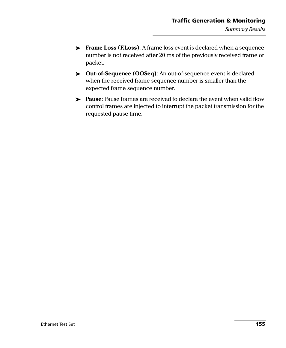 EXFO AXS-200/850 Ethernet Test Set User Manual | Page 165 / 262