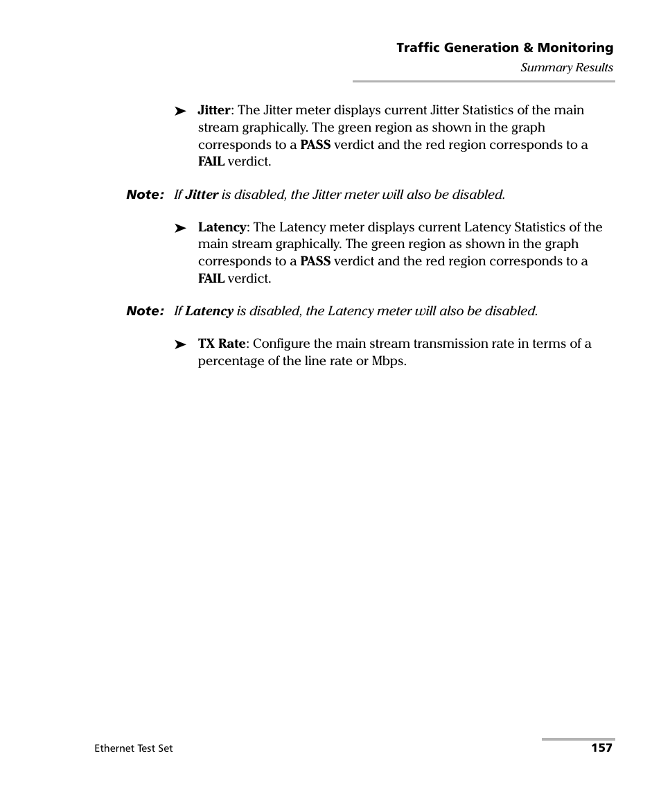EXFO AXS-200/850 Ethernet Test Set User Manual | Page 167 / 262