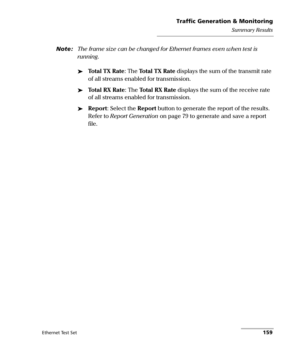 EXFO AXS-200/850 Ethernet Test Set User Manual | Page 169 / 262