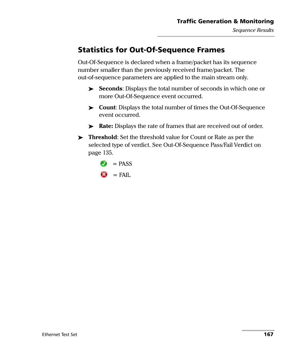 Statistics for out-of-sequence frames | EXFO AXS-200/850 Ethernet Test Set User Manual | Page 177 / 262