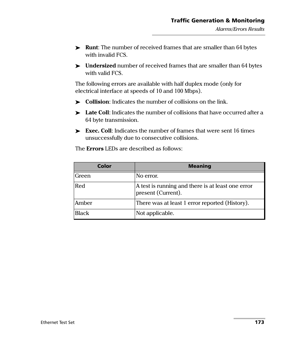 EXFO AXS-200/850 Ethernet Test Set User Manual | Page 183 / 262