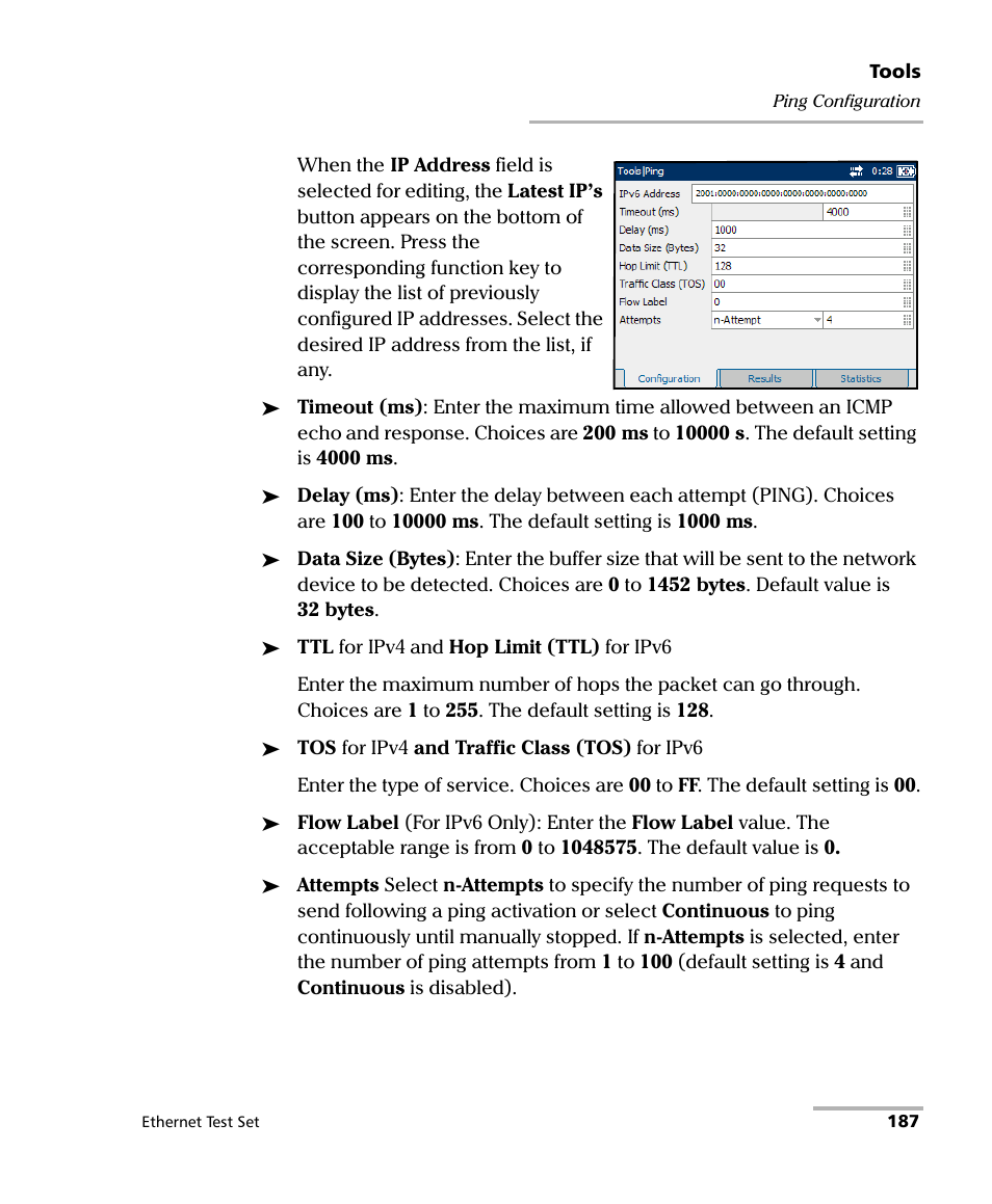 EXFO AXS-200/850 Ethernet Test Set User Manual | Page 197 / 262