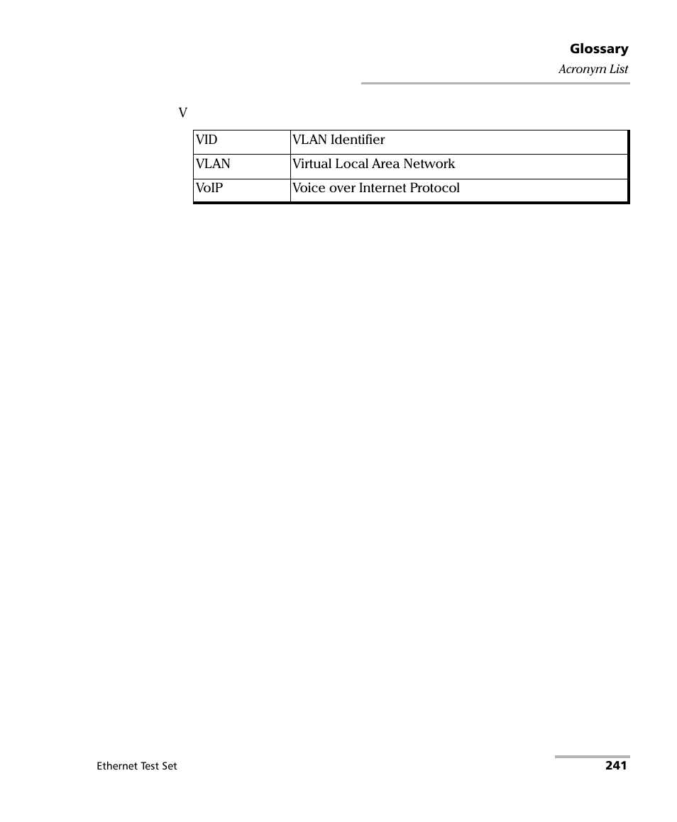 EXFO AXS-200/850 Ethernet Test Set User Manual | Page 251 / 262