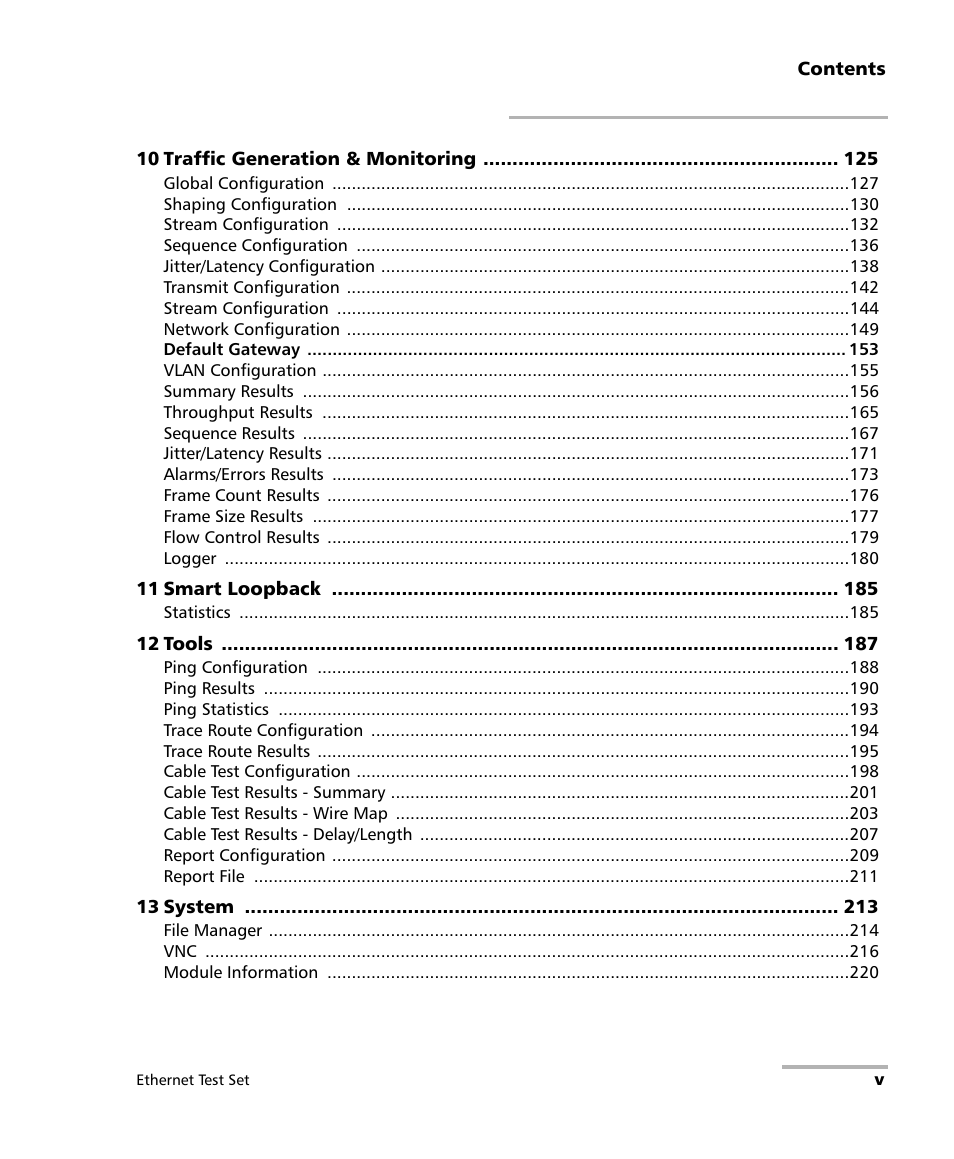 EXFO AXS-200/850 Ethernet Test Set User Manual | Page 5 / 262