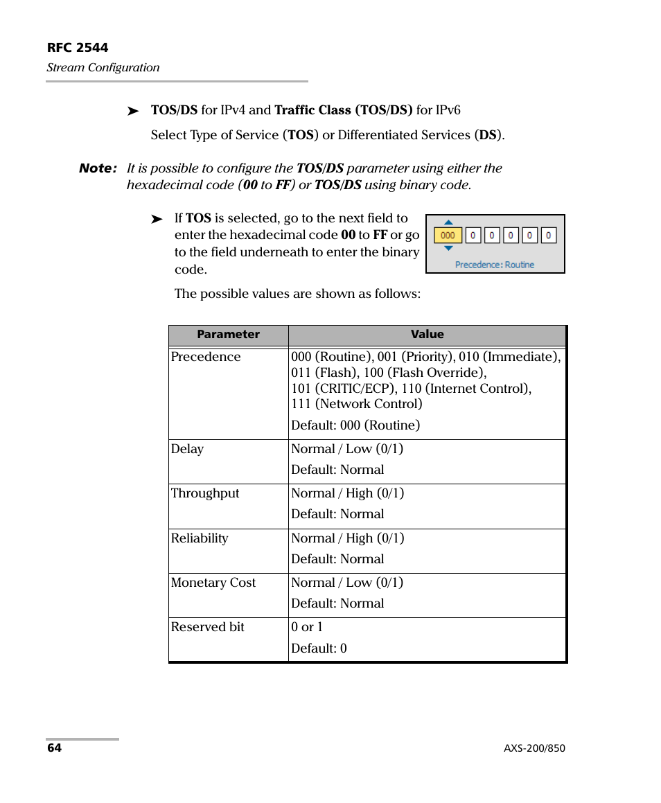 EXFO AXS-200/850 Ethernet Test Set User Manual | Page 74 / 262