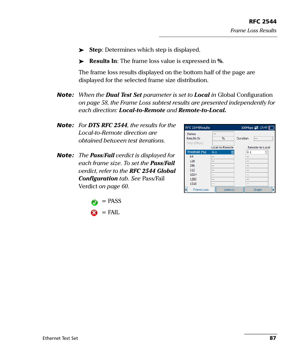 EXFO AXS-200/850 Ethernet Test Set User Manual | Page 97 / 262