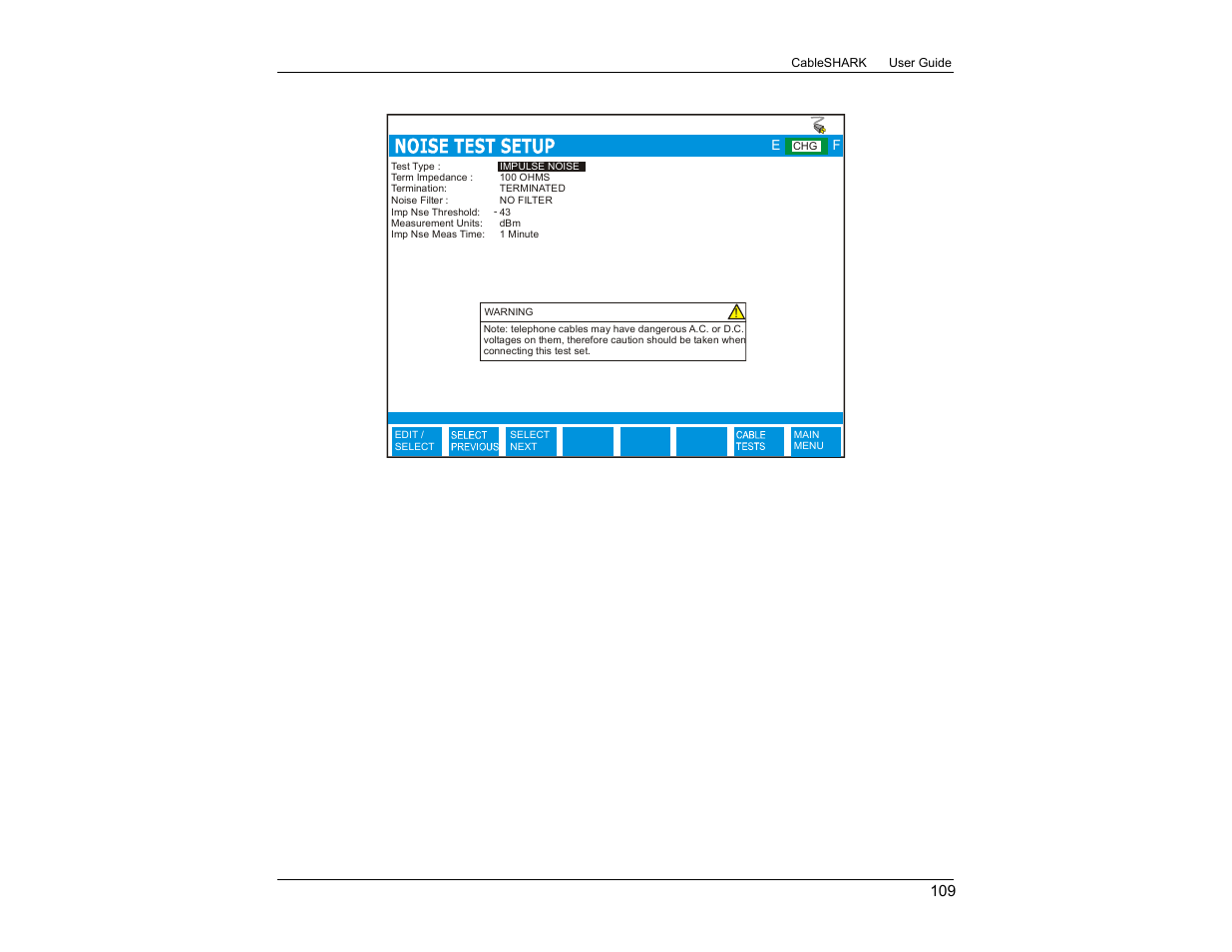EXFO CableSHARK P3 VF/DSL Cable Qualifier User Manual | Page 121 / 321