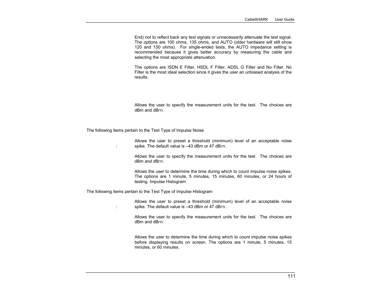 EXFO CableSHARK P3 VF/DSL Cable Qualifier User Manual | Page 123 / 321