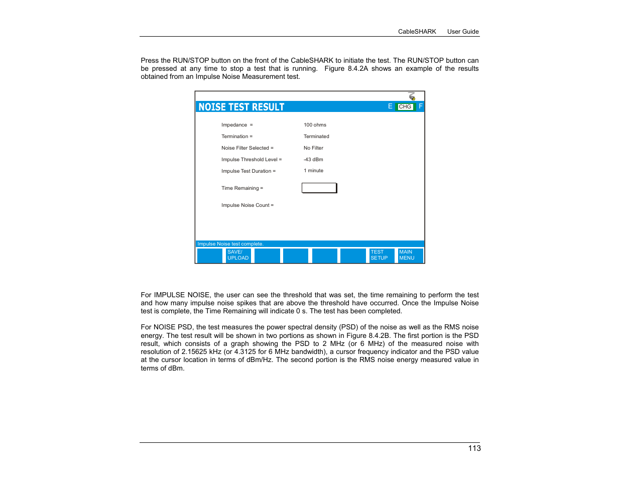 EXFO CableSHARK P3 VF/DSL Cable Qualifier User Manual | Page 125 / 321