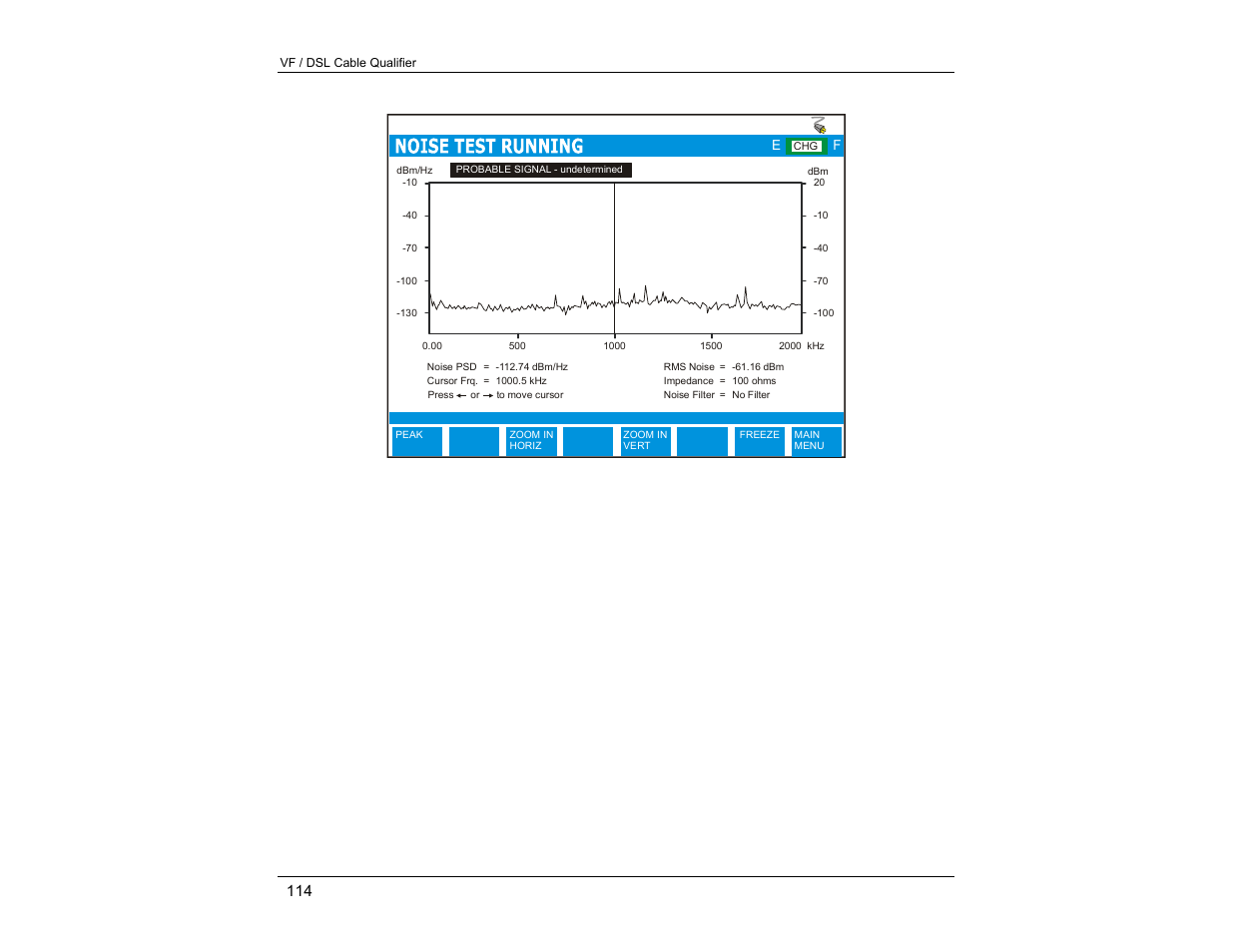EXFO CableSHARK P3 VF/DSL Cable Qualifier User Manual | Page 126 / 321