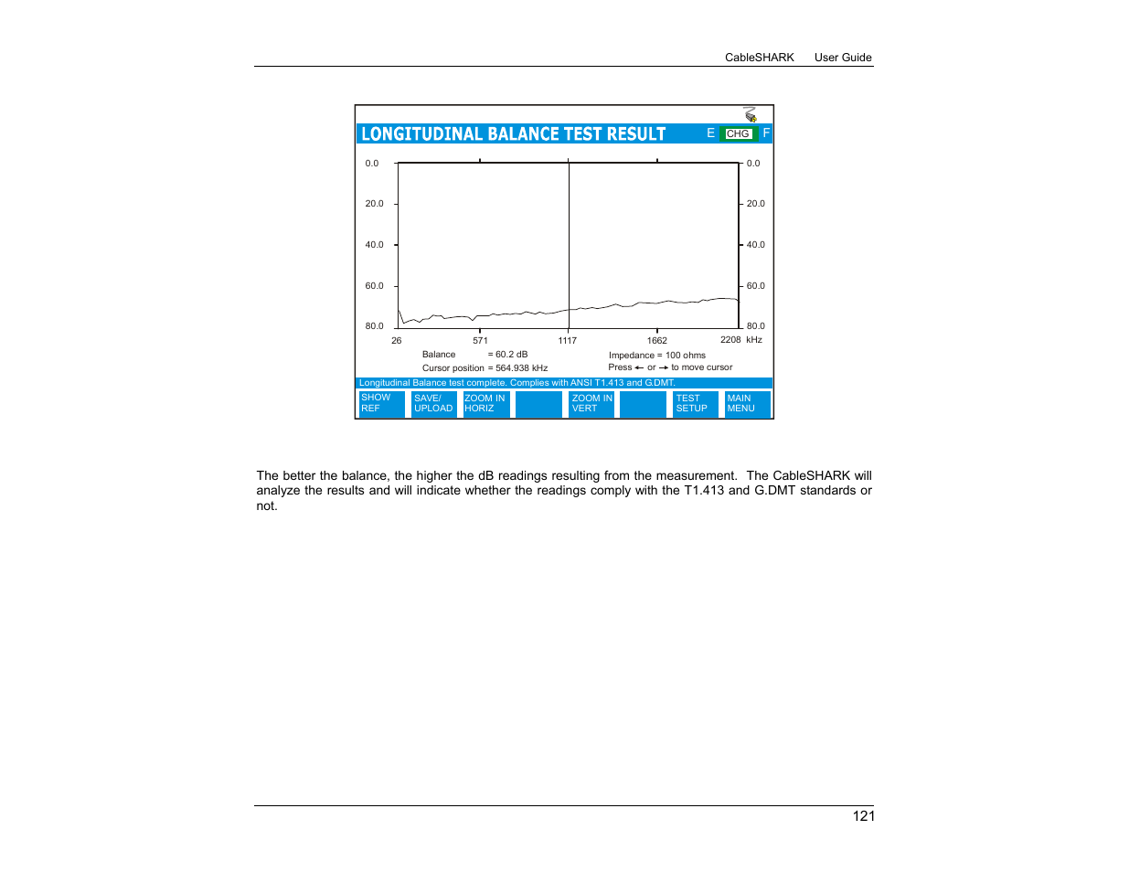EXFO CableSHARK P3 VF/DSL Cable Qualifier User Manual | Page 133 / 321
