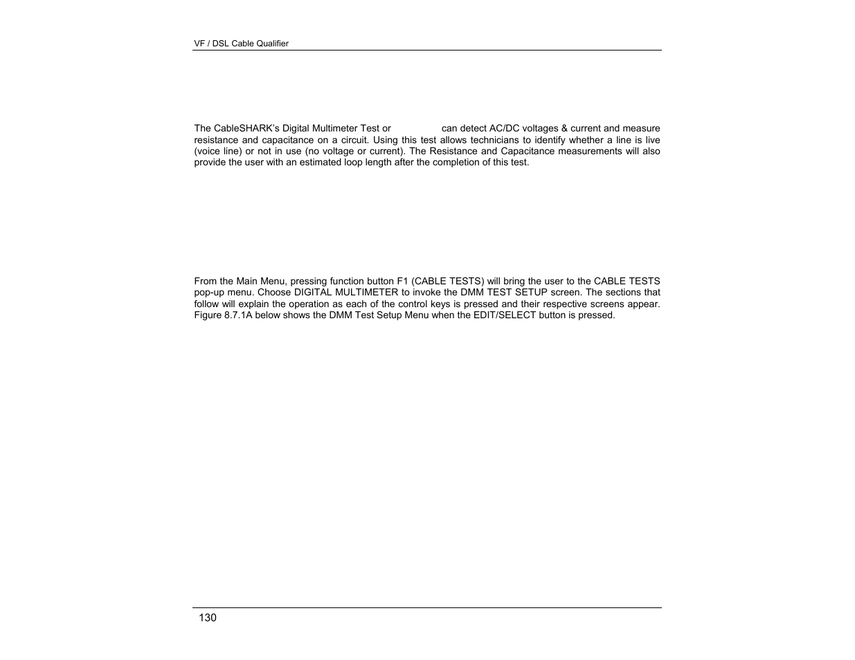 EXFO CableSHARK P3 VF/DSL Cable Qualifier User Manual | Page 142 / 321