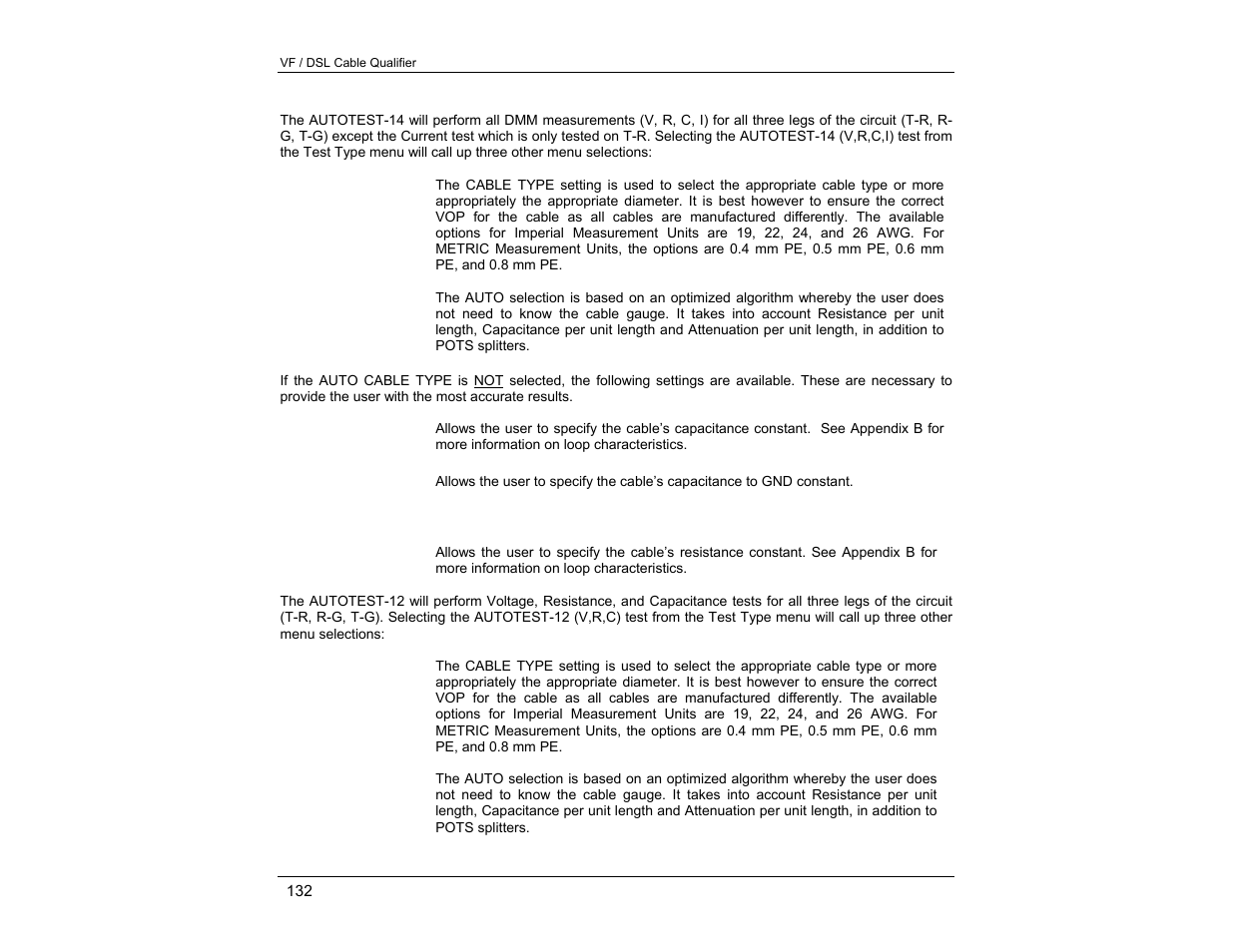 EXFO CableSHARK P3 VF/DSL Cable Qualifier User Manual | Page 144 / 321
