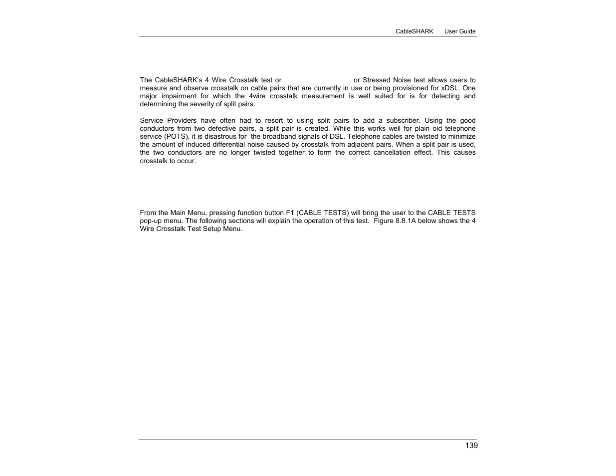 EXFO CableSHARK P3 VF/DSL Cable Qualifier User Manual | Page 151 / 321