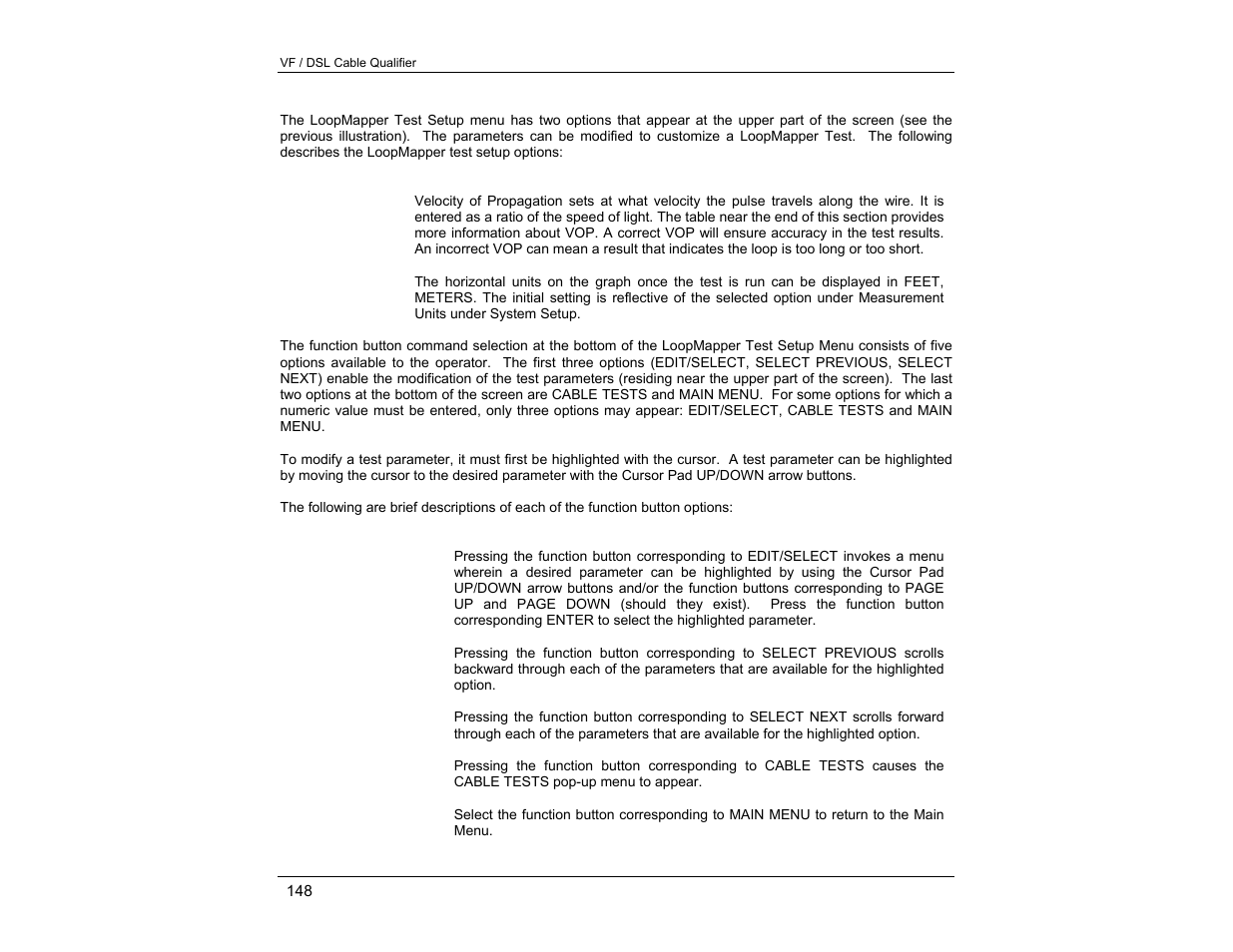 EXFO CableSHARK P3 VF/DSL Cable Qualifier User Manual | Page 160 / 321