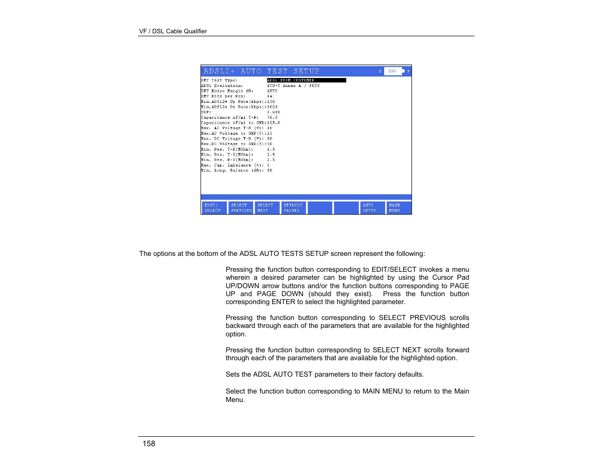 EXFO CableSHARK P3 VF/DSL Cable Qualifier User Manual | Page 170 / 321