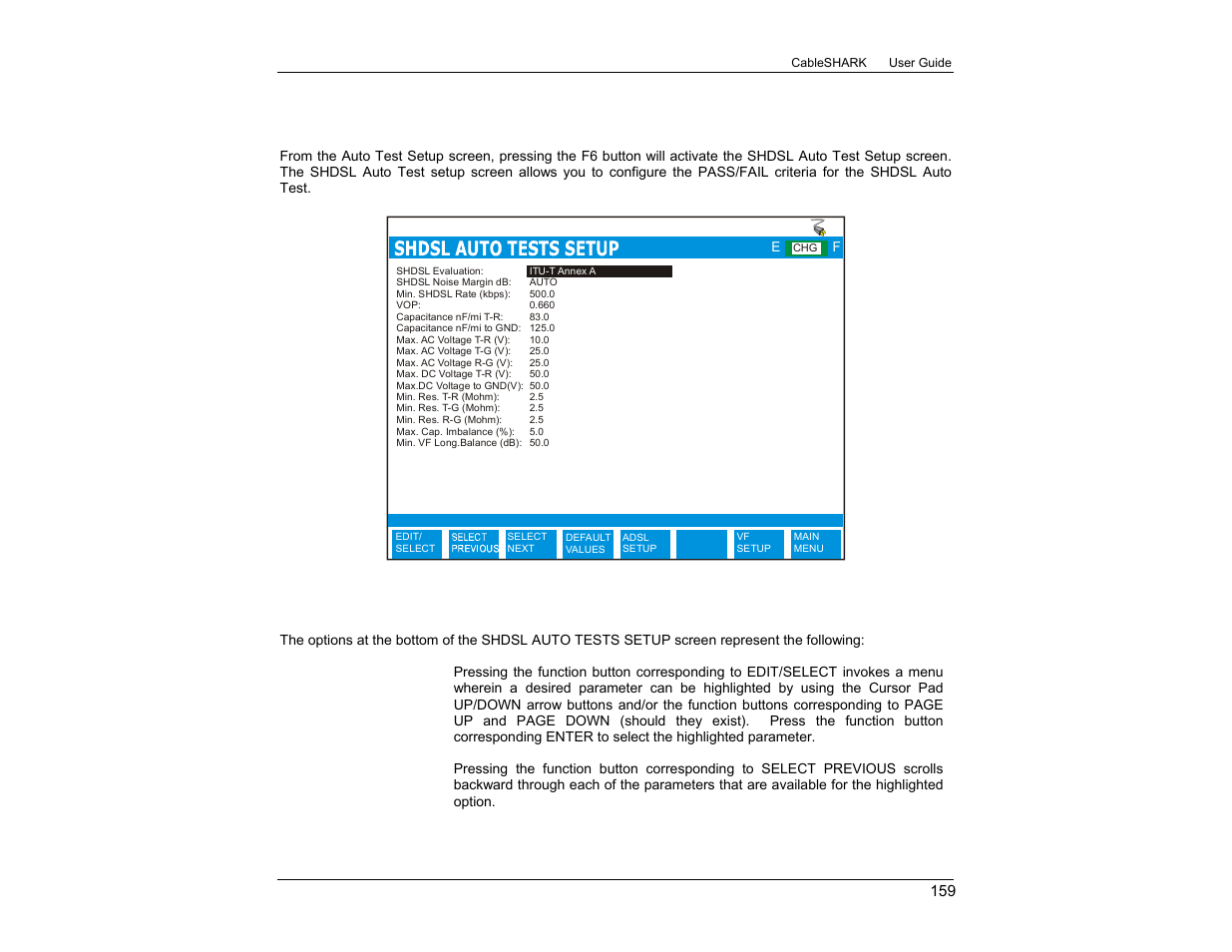 EXFO CableSHARK P3 VF/DSL Cable Qualifier User Manual | Page 171 / 321