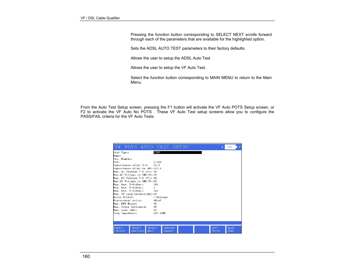 EXFO CableSHARK P3 VF/DSL Cable Qualifier User Manual | Page 172 / 321