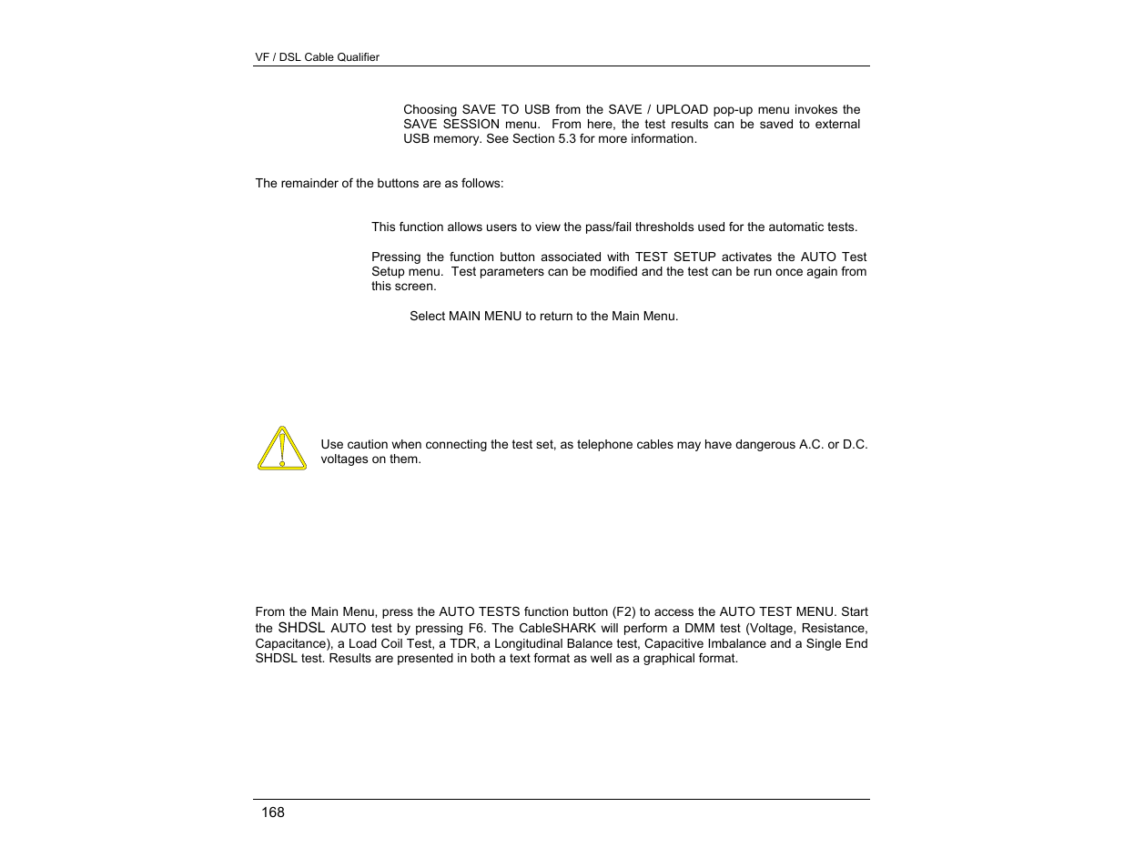 EXFO CableSHARK P3 VF/DSL Cable Qualifier User Manual | Page 180 / 321