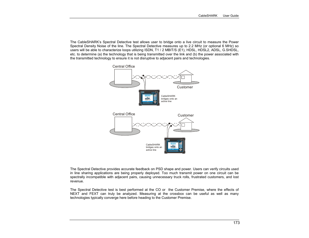 EXFO CableSHARK P3 VF/DSL Cable Qualifier User Manual | Page 185 / 321