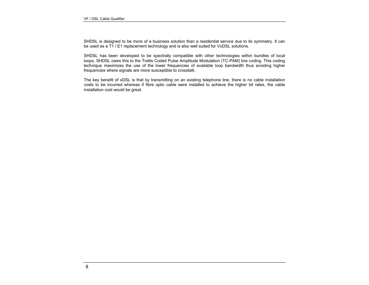 EXFO CableSHARK P3 VF/DSL Cable Qualifier User Manual | Page 20 / 321