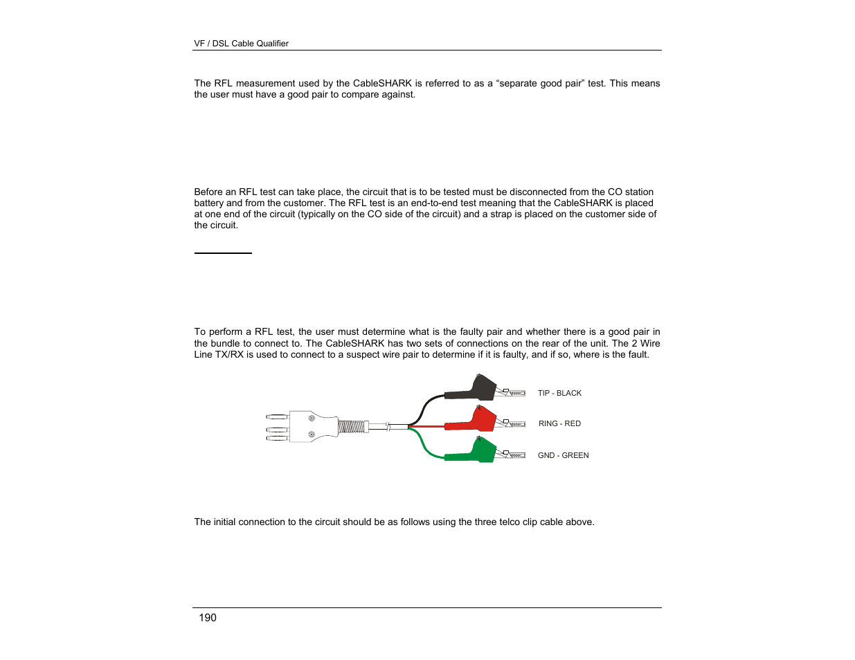 EXFO CableSHARK P3 VF/DSL Cable Qualifier User Manual | Page 202 / 321
